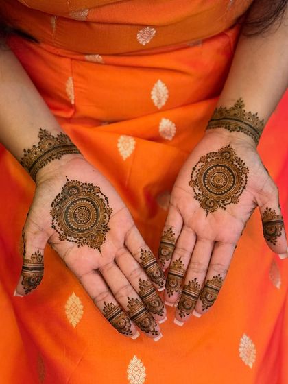 A final, clear shot of the beautiful and classic mandala design.