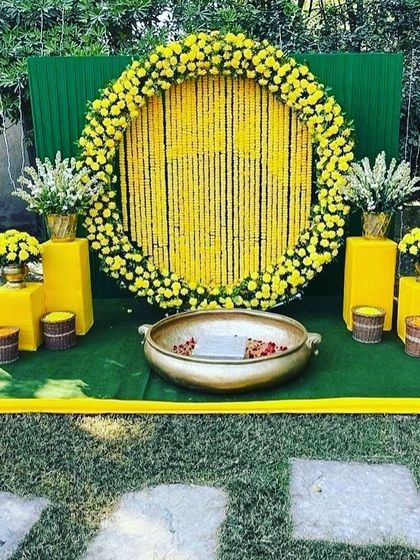 Rushi Events - Event Decoration & Styling Vibrant Haldi & Mehendi Functions photo 15