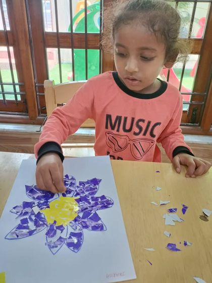 Purple Asters - Preschool & Daycare Creative Minds at Work photo 58