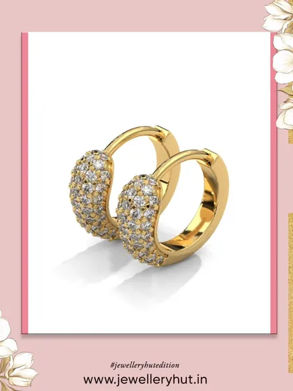 Our chunky, sparkling hoops are perfect for the woman who loves a bold yet classic look. A great gift for any occasion.