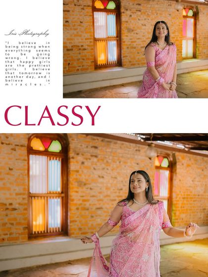 Another collage from this series, this time indoors, using the warm light from stained-glass windows to create a beautiful, atmospheric portrait.