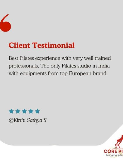 Core Pilates - Group Reformer Classes Client Success Stories photo 4