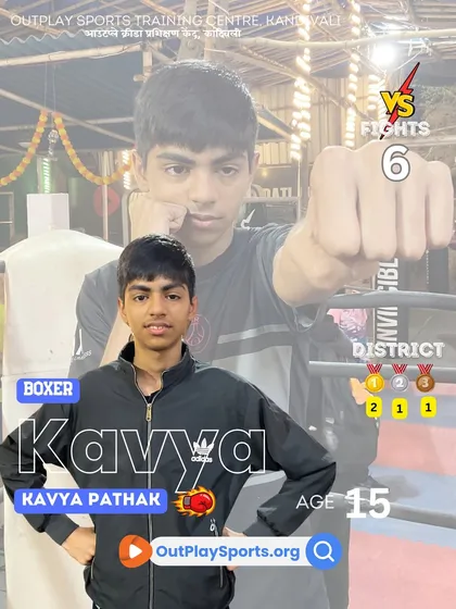 Kavya Pathak, a 15-year-old district gold medalist. With a fighter's mindset, he is on his way to becoming the next big name in boxing.