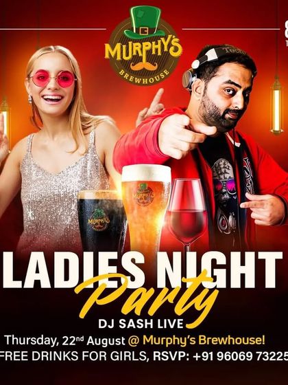 Taking my Ladies' Night party to Murphy's Brewhouse. I offer free drinks for the girls and a non-stop playlist of dance hits.