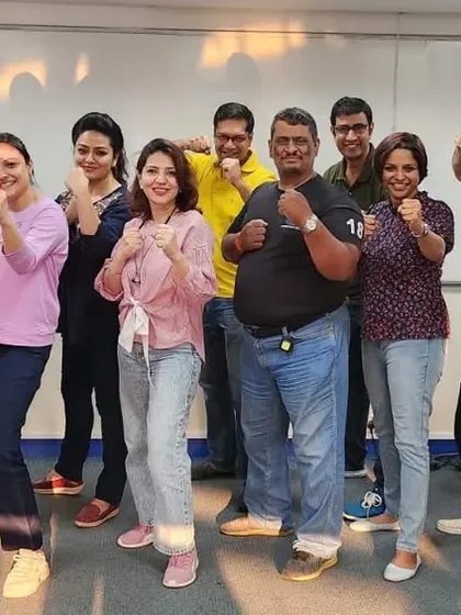 I had the opportunity to train Go Air cabin crew staff. We focused on self-defense techniques that can be used within the confined space of a flight.