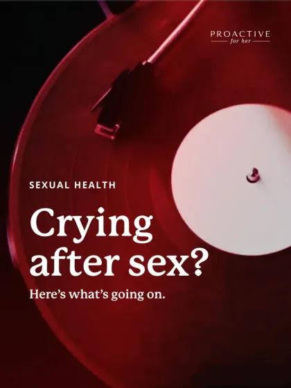 Crying after sex? Here's what might be going on. It's not always about trauma.