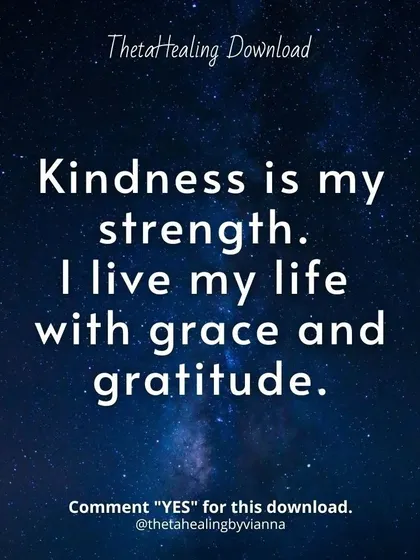 This ThetaHealing download reinforces kindness as a strength. By accepting it, you invite more grace and gratitude into your daily life, raising your vibration.