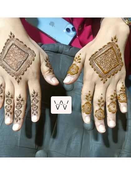 A simple and modern design with square mandalas.