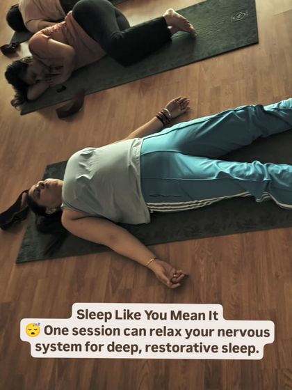 Sleep like you mean it. Just one yoga session, ending in deep relaxation like Savasana, can calm your nervous system and pave the way for deep, restorative sleep.
