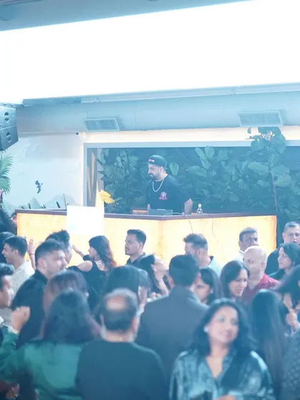 A view from the crowd at Pangeo. A packed house ready for a night of house music.