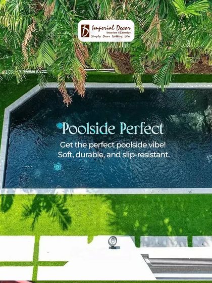 Our artificial grass is perfect for creating a poolside vibe. It's soft underfoot, durable, and slip-resistant, providing a safe and beautiful alternative to hard paving or slippery tiles around a pool.