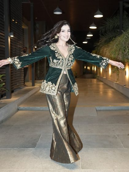 The full look. Rupali Jagga looking radiant, with our silver ring providing the perfect finishing touch to her glamorous look.