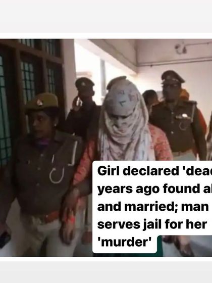This is a shocking case from Aligarh where a man served seven years in jail for the 'murder' of a girl who was recently found alive and married. It raises serious questions about our justice system and the importance of thorough investigation.