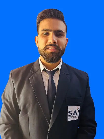 A formal portrait. As a coach, it's important to represent the sport with professionalism.