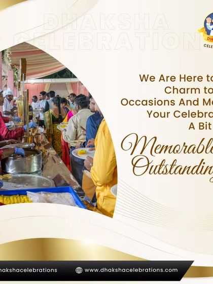 Dhaksha Celebrations - Wedding Catering Grand Buffet & Dining Setups photo 6