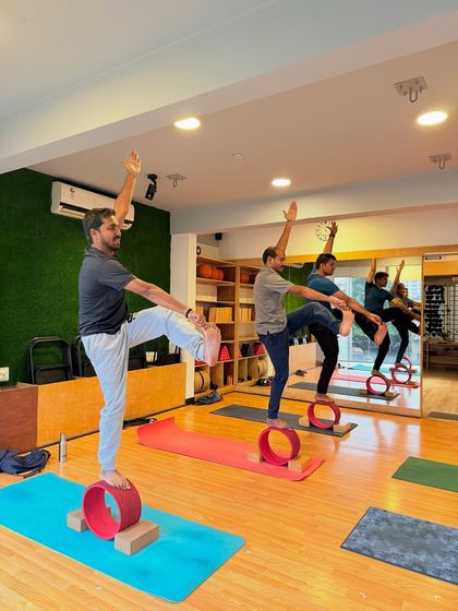 Hamsa Yoga - Group Yoga Classes Yoga with Props: Deepen Your Practice photo 13