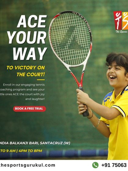Ace your way to victory on the court. Our engaging tennis coaching program in Santacruz West helps little ones learn the game with joy and laughter. Book a free trial to get started.