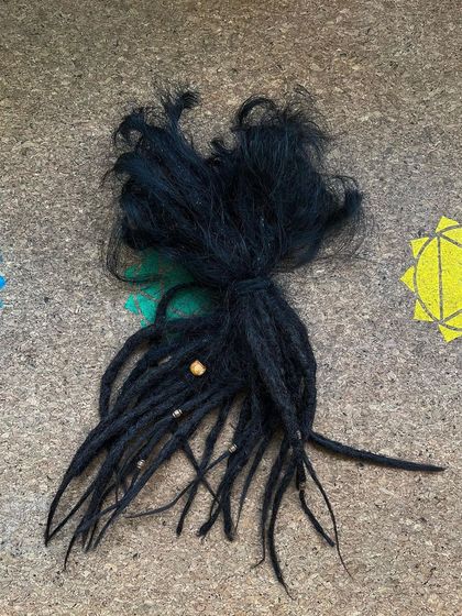 A visual representation of non-attachment. Letting go of what was once part of my identity.