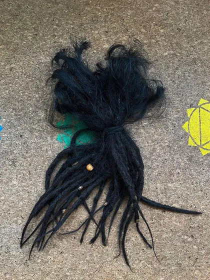 A visual representation of non-attachment. Letting go of what was once part of my identity.