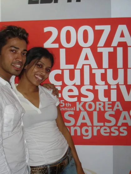 A throwback to where it all began on the international stage. This is us at the Korea Salsa Congress in 2007, marking the start of our 15 year journey.
