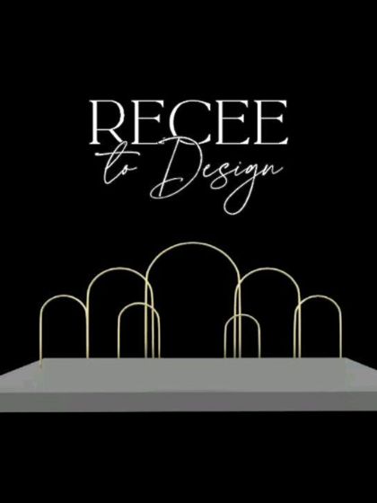 This is the "Recce to Design" stage, where I translate the venue's potential into a concrete design. This 3D render shows the basic structure for a stage backdrop, which will later be layered with florals and other details.