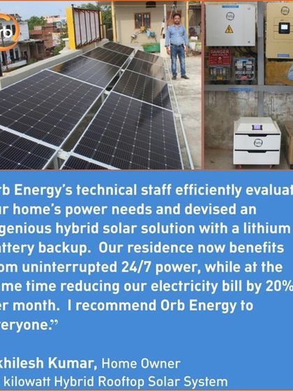 Orb Energy - Rooftop Solar Power Systems Residential Solar Solutions photo 3