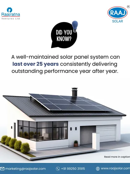 Did you know a well-maintained solar system can perform efficiently for over 25 years? Our proactive O&M services are designed to protect your investment and ensure you receive outstanding performance and savings year after year.