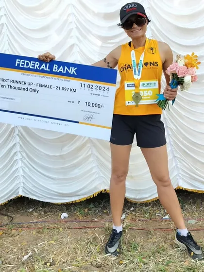 A happy birthday race for me at the Kochi Half Marathon! I was thrilled to finish second overall and first in my age category. It's proof that with the right training, you can keep hitting new peaks at any age.