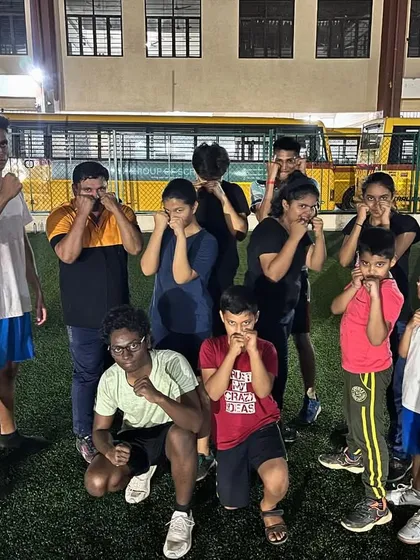A fun moment from our Boxing Summer Camp. We work hard, but we also know how to have a good time together. This is what building a team is all about.