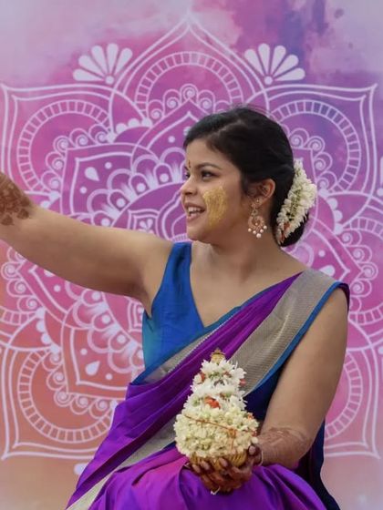 Crimson and Cherry - Full-Service Wedding Planning & Execution Joyful Haldi Ceremonies photo 16