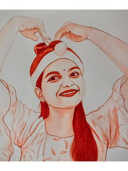 Sharan Ediga - Custom Portrait Art Blood Portraits: Your Story in Art photo 75