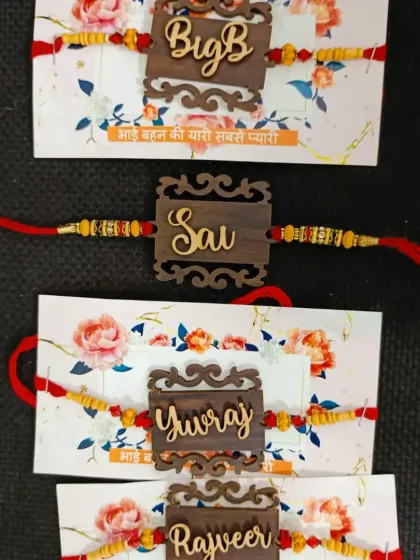 Customized Gifts - Personalized Accessories & Decor Rakhi & Raksha Bandhan Gifts photo 20