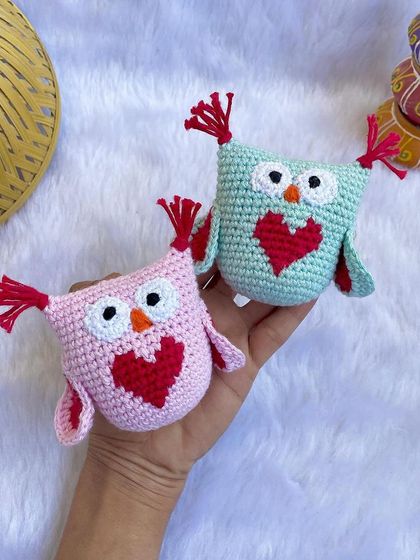 Some of my past Valentine's bestsellers. From cute owls and tiny teddy bears holding hearts to a bear hugging a candle jar, these make sweet and romantic gifts for your special someone.