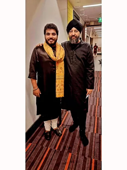With the man himself, Sandeep Virdee ji, the visionary behind the prestigious Darbar Festival. Being part of such a globally recognized platform for Indian classical music is an immense honour and a humbling experience.