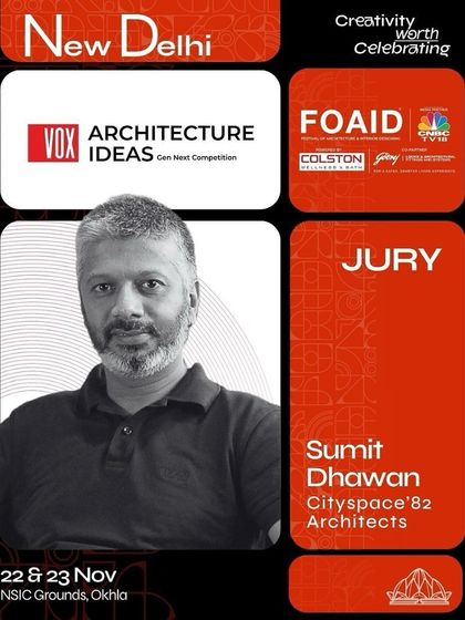 We are proud to announce that our founder, Ar. Sumit Dhawan, will be part of the prestigious jury at FOAID 2024, bringing his unique insights and expertise to the event.