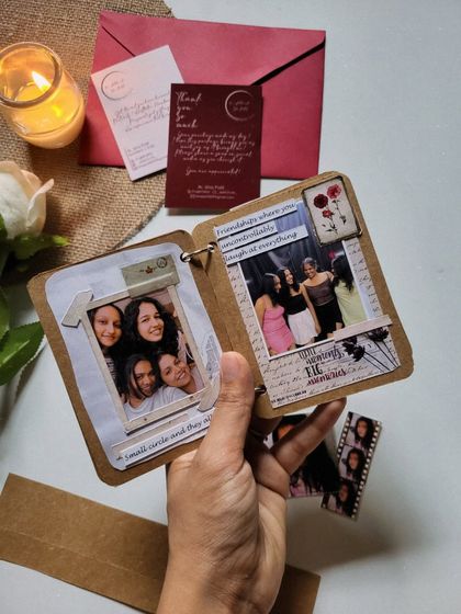 Flipping through a mini memory book is like walking down memory lane. Each page is a reminder of the fun times and the bond you share.