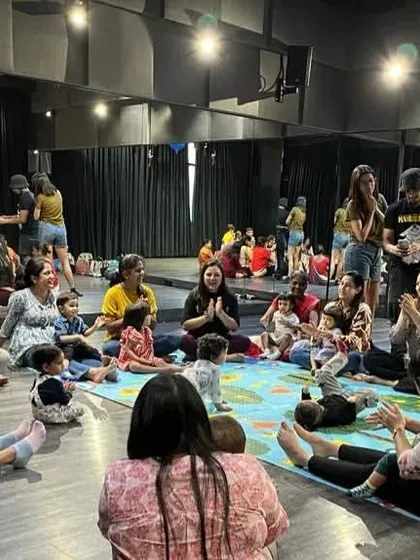 The energy in a full class is just beautiful. This is our music family, clapping, singing, and sharing a moment of collective joy during one of our interactive sessions.