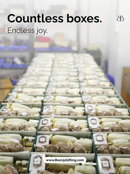 Countless boxes, endless joy. This is a glimpse of our production unit during the peak festive season. Handling bulk corporate orders is my specialty, and my team ensures every single hamper is packed with care and precision.