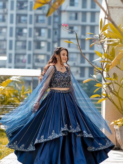 More angles and moments from our glamorous Sangeet, Cocktail, and Engagement looks.