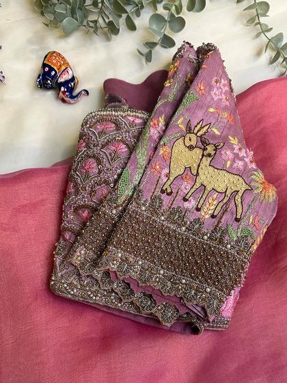 Blouse House by Mahitha Prasad - Custom Blouse Design & Embroidery The Katha Collection: Stories in Silk photo 23