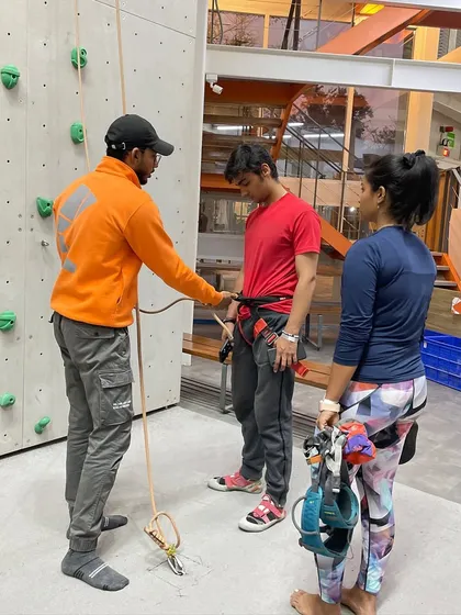Nervous about your first climb? Don't be! Our friendly instructors are here to guide you through every step, from putting on your harness to your first successful ascent. We make sure you feel safe and confident.