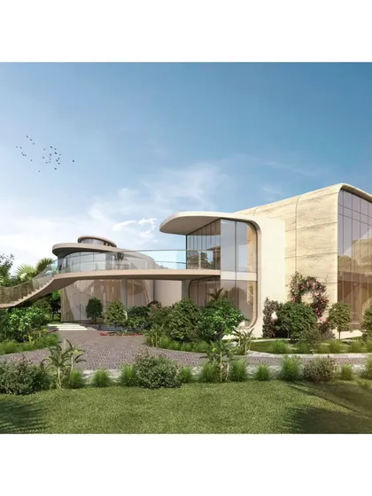 Another view of the Cipla Museum, showcasing its sculptural form nestled within a lush green landscape. This project is a testament to how architecture can create powerful, experiential civic spaces.