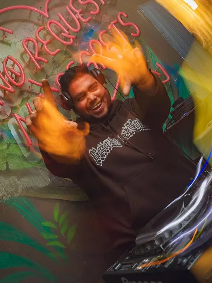 "I Work While They Sleep, So I Live How They Dream." A shot that sums up the DJ life.