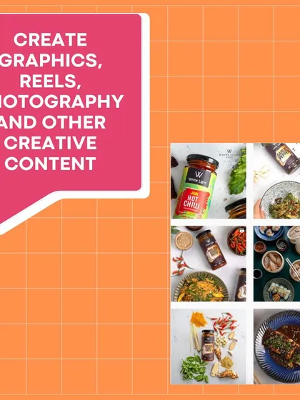 Our services include creating all the creative content you need for a great feed. This includes professional product photography, custom graphics, and engaging reels that work together to build your brand.