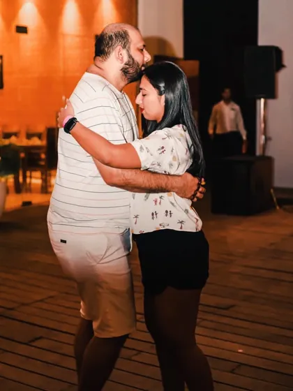 Sometimes the best moments are the quiet ones. This is a beautiful Kizomba dance, which is all about a close connection and feeling the music together. It shows that any style of dance is a great way to connect.