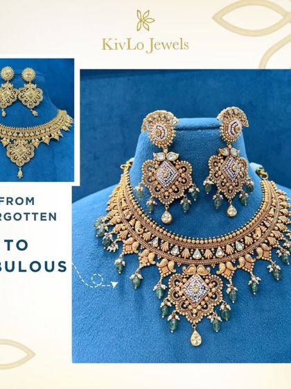 From forgotten to fabulous. This heirloom set was reimagined with the addition of kundan, pearls, and emeralds, transforming it into a creation that is ready to be worn and loved again.