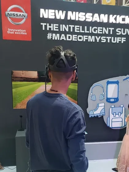 A custom VR cricket game developed for a multi-city brand activation with Nissan. I can integrate your company's branding directly into the game for powerful and memorable client engagement.