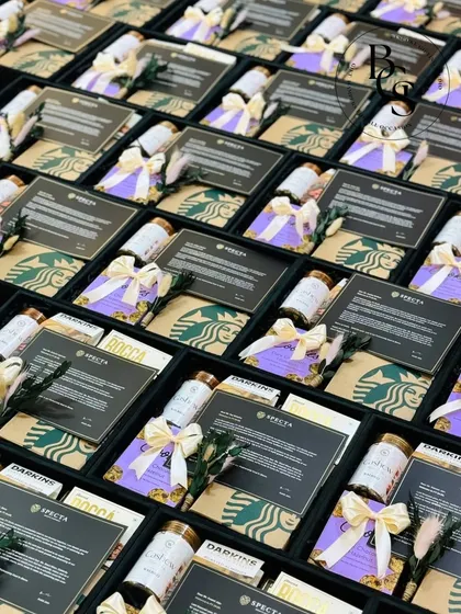 This project for Specta, featuring Starbucks merchandise, showcases how I collaborate with brands to create high-impact PR and corporate gifts. Each box was curated to generate excitement and reinforce brand prestige, making it a memorable touchpoint for recipients.