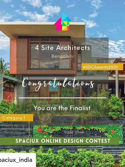 I was thrilled to be selected as a finalist in the Spaciux Online Design Contest. This recognition was for a residential project that showcases my signature style of blending modernism with natural elements.