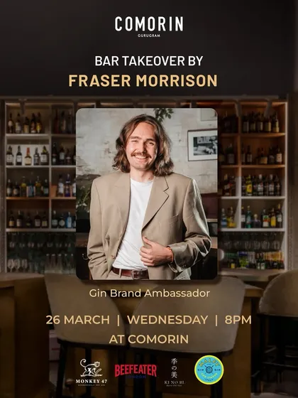 An exclusive bar takeover with Gin Brand Ambassador Fraser Morrison, who crafted a masterful menu featuring Monkey 47, Beefeater, and Kinobi gins.